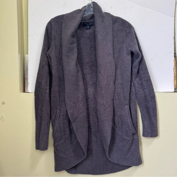 Barefoot Dreams Cozy Chic Lite Circle Pockets Cardigan Jacket Cozy Minimalist S - Picture 3 of 16